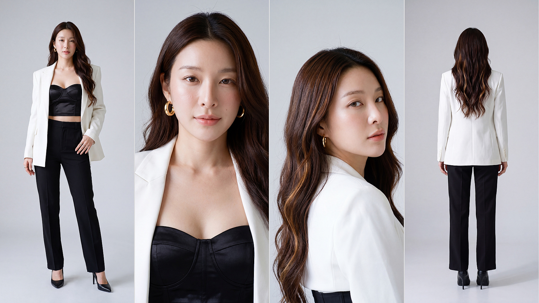 Power Suit · L5-satin-bandeau